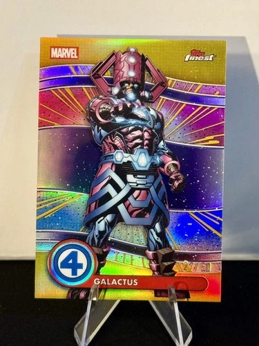 2026 Topps Finest Fantastic Four Galactus #060 gold Refractor 27/50