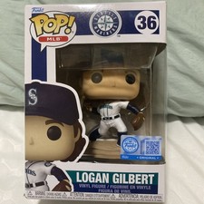 Funko Pop Logan Gilbert Seattle Mariners T-Mobile Exclusive 9/8/25 New Unopened!