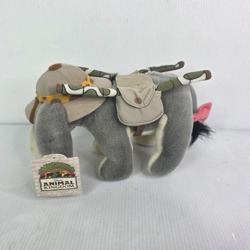 Safari Eeyore Plush Stuffed 6" Disney Animal Kingdom Donkey Jungle with Tag