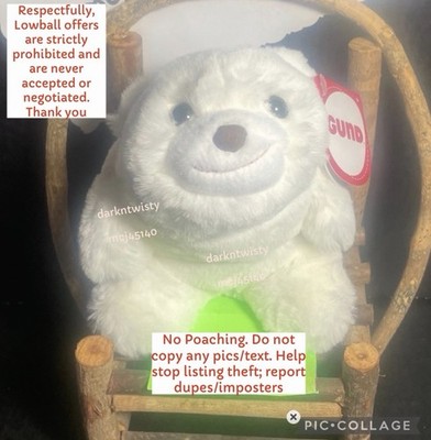 BNWT NEVER 2ND HAND ONE Gund Snuffles Approx 7  MUCH BRIGHTER IRL  No Dark Areas