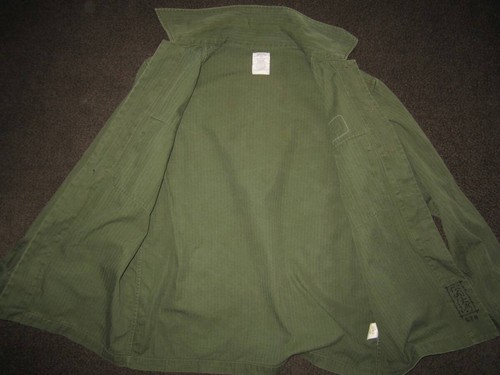 McMURRAY Military Shirt Painted Camel Monkey Art Olive Green Size L 40 USA Style - Picture 5 of 9