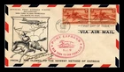 DR JIM STAMPS US COVER PONY EXPRESS 80TH ANNIVERSARY FDC SCOTT 894 PAIR