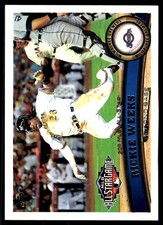 Rickie Weeks 2011 Topps Update #US49 Brewers MLB READ FREE SHIPPING AutographDen