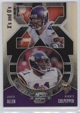 2020 Panini Contenders Optic X's and O's Daunte Culpepper Jared Allen #XO17 0b11