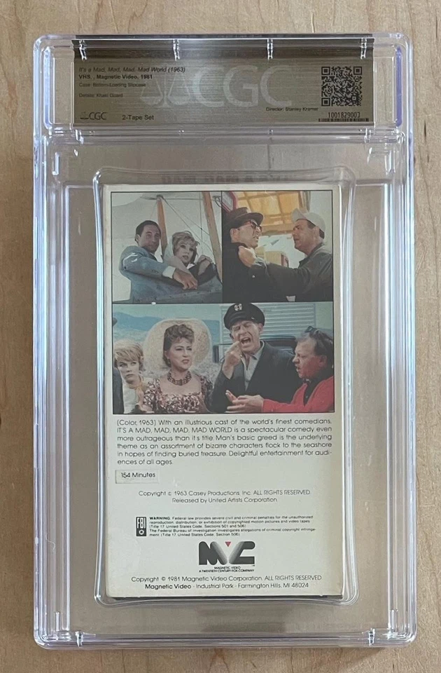 IT'S A MAD MAD WORLD Part 2 of 2 (1963) Sealed VHS Magnetic Video Zany Comedy - Image 3 of 3