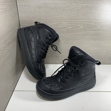 Nike Woodside 2 High ACG Youth Solid Black Lace Up Boots 524872-004 Size 5Y