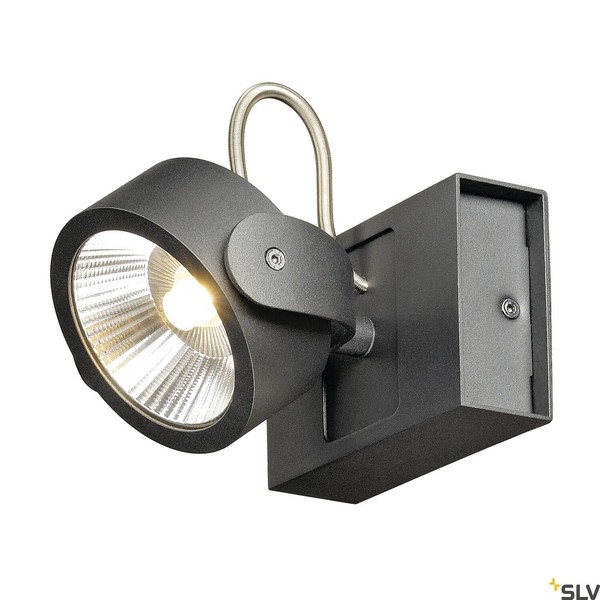 Schwarz Moderne Spot Strahler Reflektor 3000K 1000 Lm 1X17W/Led IP20 60°-image