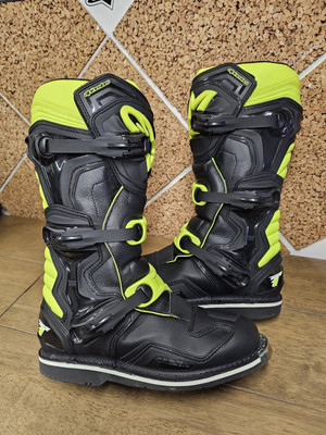 ALPINESTARS TECH 1 - US12 MX MOTOCROSS ENDURO STIEFEL FLUO GELB SCHWARZ 