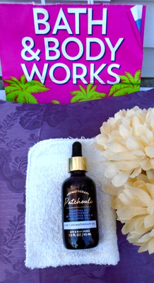 BATH & BODY WORKS PATCHOULI 3-IN-1 AROMATHERAPY ESSENTIAL OIL Safflower Castor 