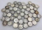 50 Mercury & Roosevelt Dimes - Junk Silver - 96563