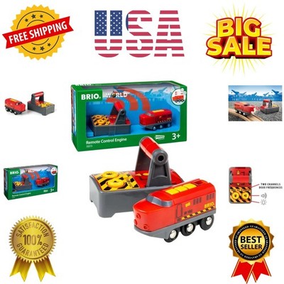 World - Remote Control Train Set | Wooden Toy for Kids | Enhances Logical Thi...
