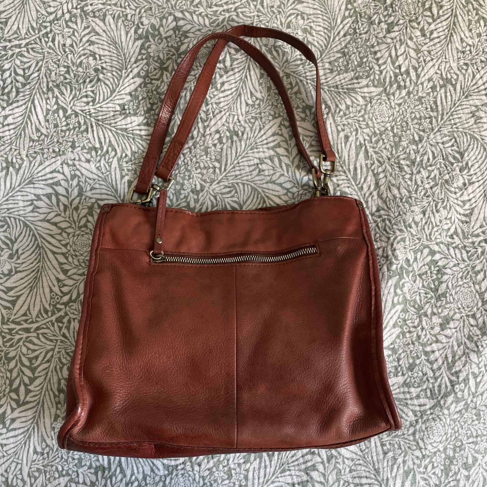 American Leather Co Women's Brown Leather Hobo Shoulder Bag/hand Bag, Medium