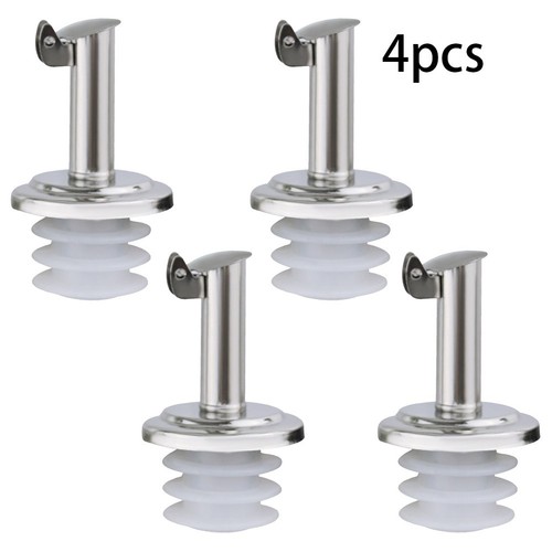 Bouteille Huile Olive Bec Verseur, 2 Bouteille D'huile Distributeur Verseur Bouchon à Vis Bouchon De Bouteille Pour Vin Sauce Soja Vinaigre Bouteilles Accessoire De Cuisine(Gris