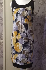 AB Studio Floral Pullover Dress Small