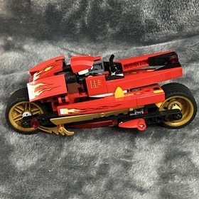 LEGO Ninjago #9441 Kai&rsquo;s Blade Cycle 98% Missing One Part/Sticker No Box Manual.