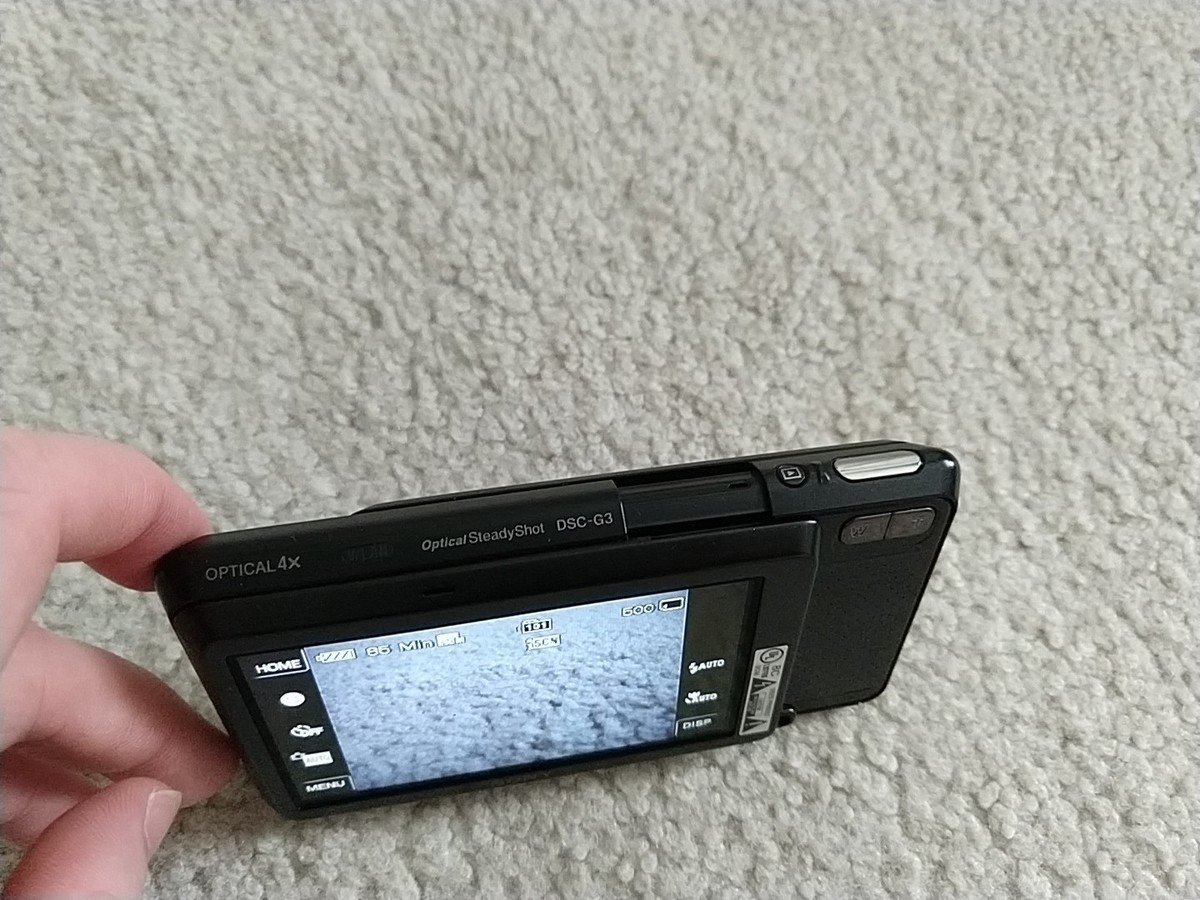 Sony Cybershot DSC-G3 10.1 MP Black Digital Camera Tested Works | eBay
