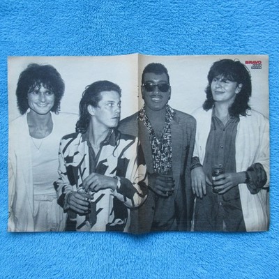 POWER STATION POSTER BRAVO 2 Seiten  Live Aid All Stars 80er