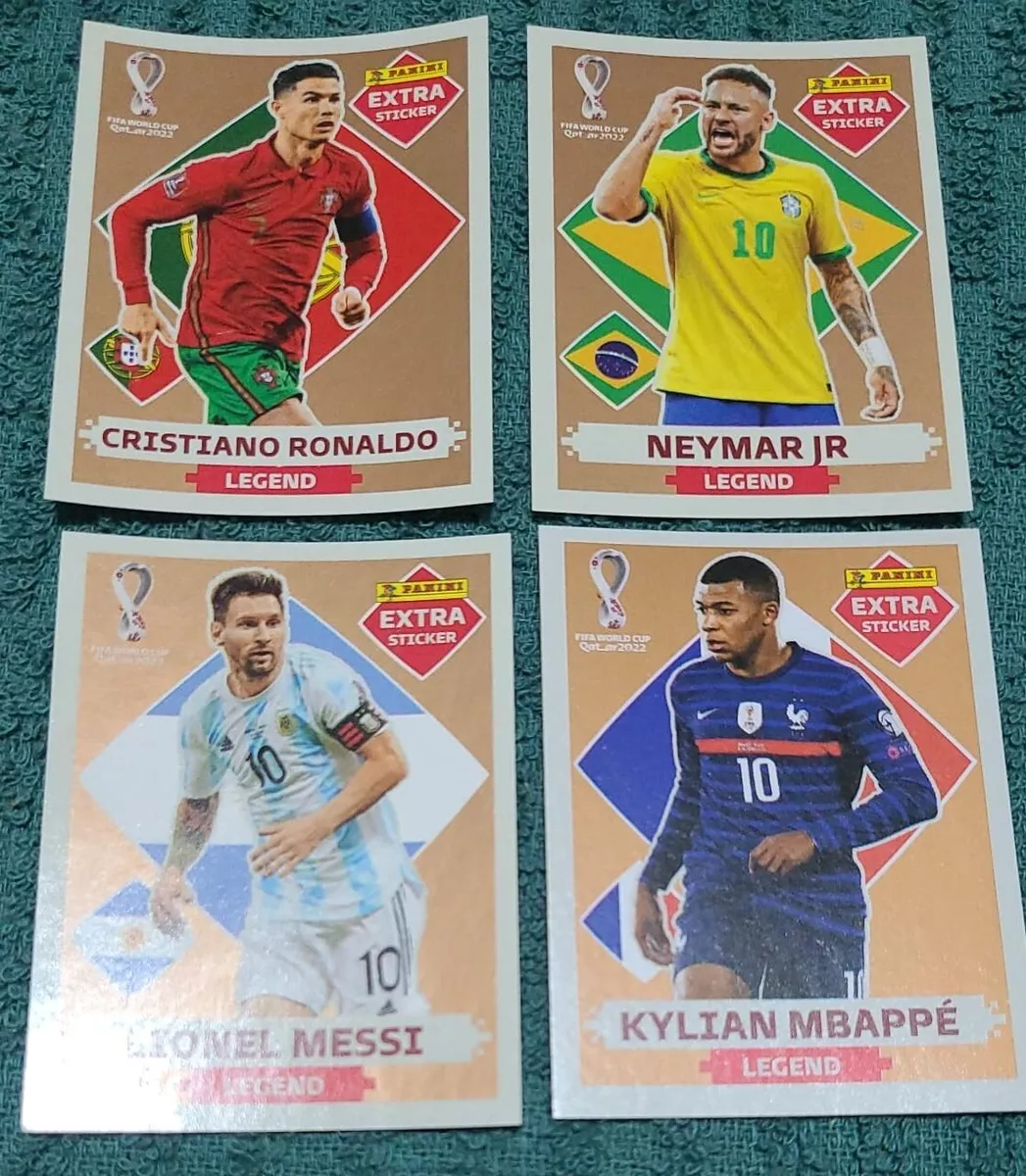 Brazil version 2022 Panini Extra Sticker World Cup Qatar - Neymar Jr. -  Bronze 