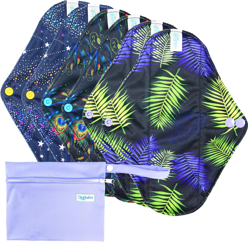 Reusable Menstrual Pads - Bamboo Menstrual Cloth Pads | Light Incontinence Pads - Picture 12 of 12
