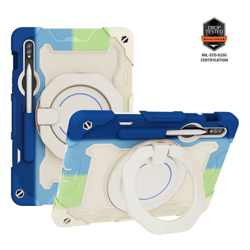 For Samsung Galaxy Tab S9 Plus Ultra Tablet Kids Shockproof Handle Silicon Cover - Picture 44 of 74