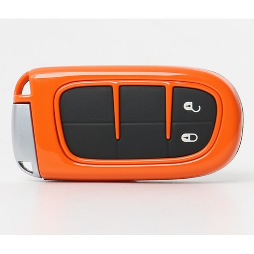 ABS Car Key Covers Trim-Orange for Jeep Cherokee 2014 2015 2016 2017 2018 2019 - Picture 6 of 8
