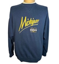 Vintage University Of Michigan Wolverines Crewneck Sweatshirt