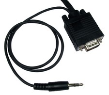 GC416 - 10 Metri Svga Cavo Monitor Cavo M-M con Incorporato 3.5MM Audio Nero