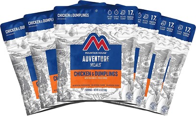 Mountain House Chicken & Dumplings Survival Backpacking & Camping Food-6 Pouches