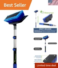 Lightweight Multi-Purpose Scrub Brush - Ideal for Cars, RVs, and Solar Panels