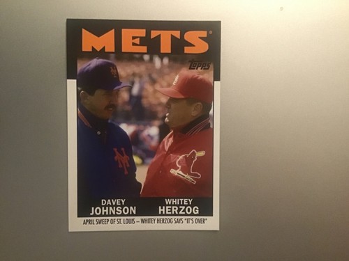 Topps Once Upon a Time in Queens 1986 2021 Mets de Nueva York elige una tarjeta 1-40 - Imagen 12 de 30