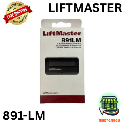 LiftMaster 891LM 1 Button Garage Door Opener Remote Control