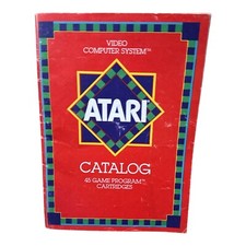 1981 Atari Video Computer System 2600 Games Catalog 45 Game Program