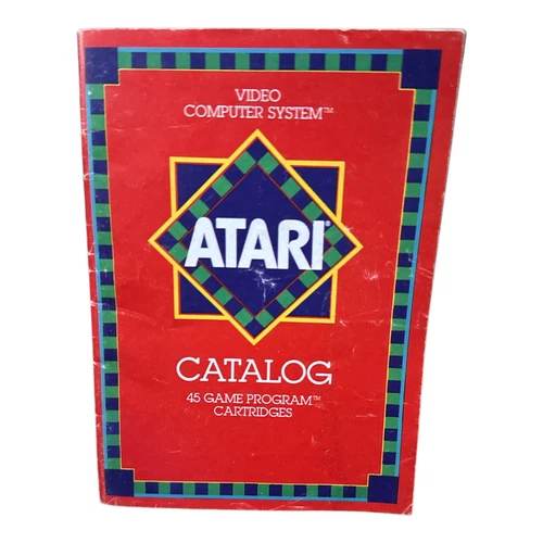 1981 Atari Video Computer System (2600) Games Catalog (45 Game Program)