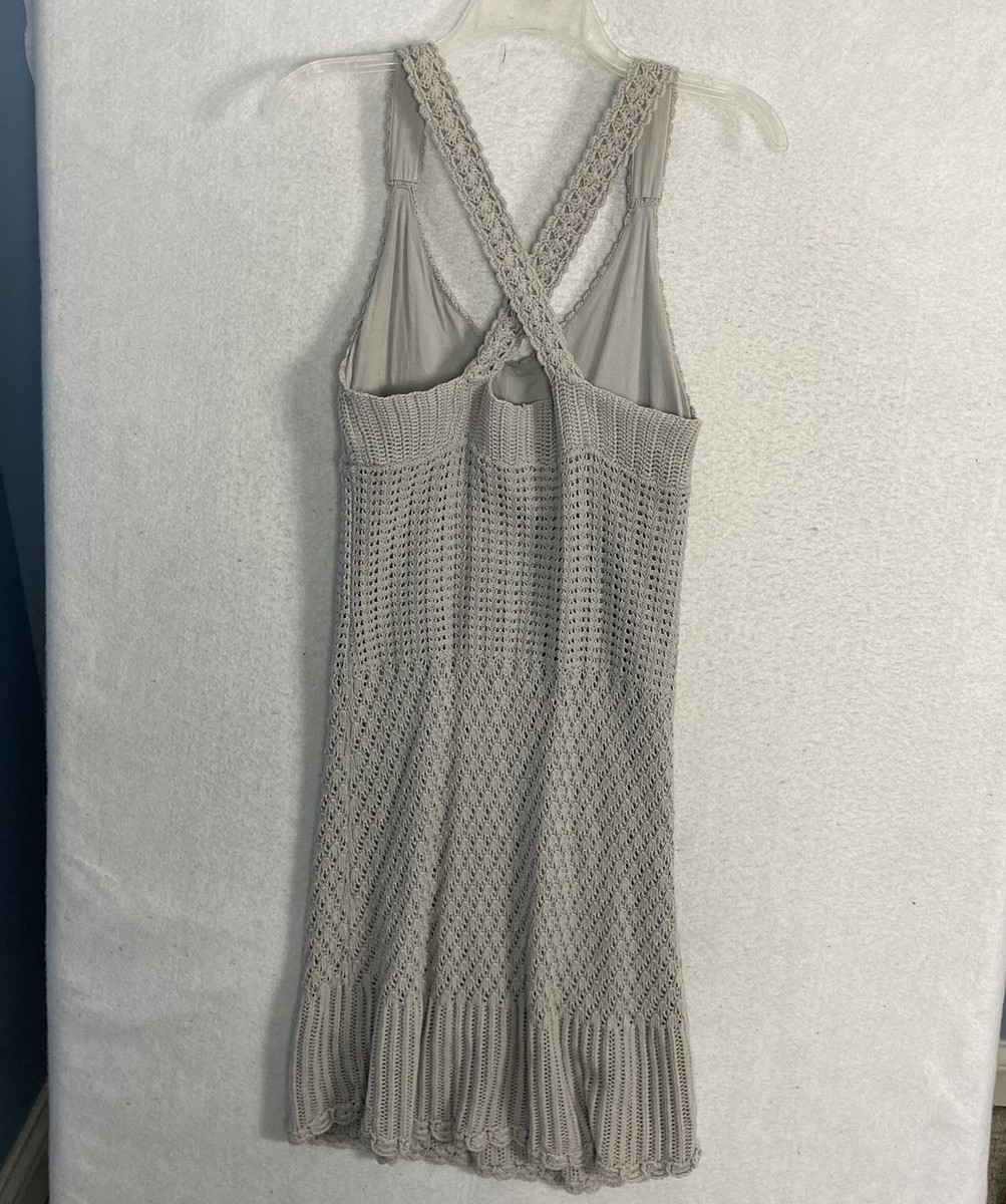 【送料&関税込】ChloAC Crochet Tank Dress DHgate.com:Womens Crochet Lace Hollow O-Neck Tank Dress with