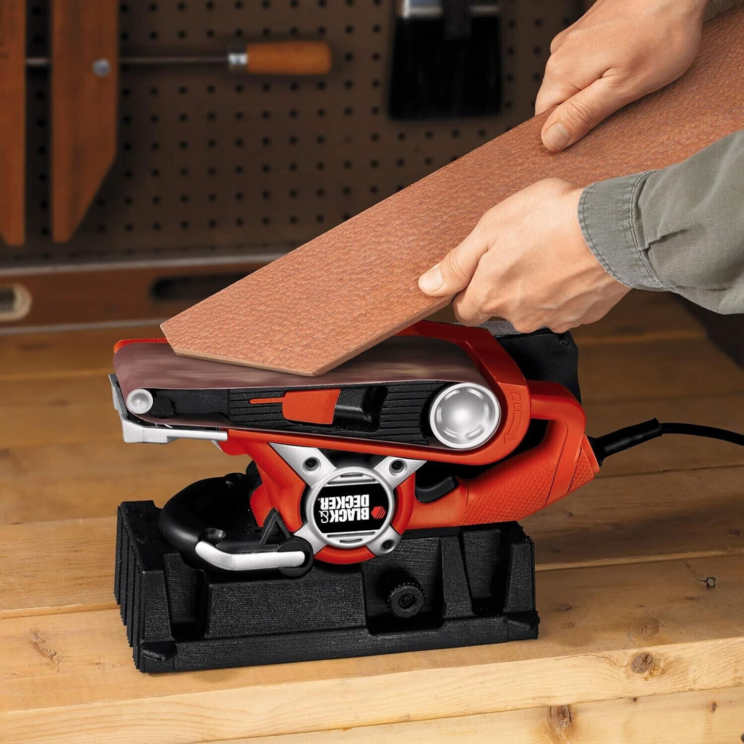 Black & Decker KA88GB Belt Sander, 240v Corded Electric, Floor Door