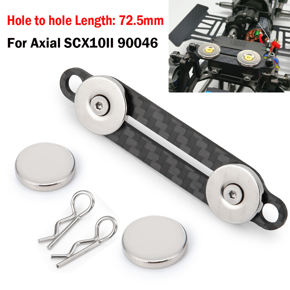 Carbon Fiber Body Shell Post Mount Magnet For Axial SCX10II 90046 RC Crawler