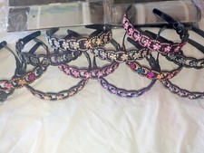 Joblot 12 pcs Mixed colour bling sparkly crystal rhinestone Headband wholesale