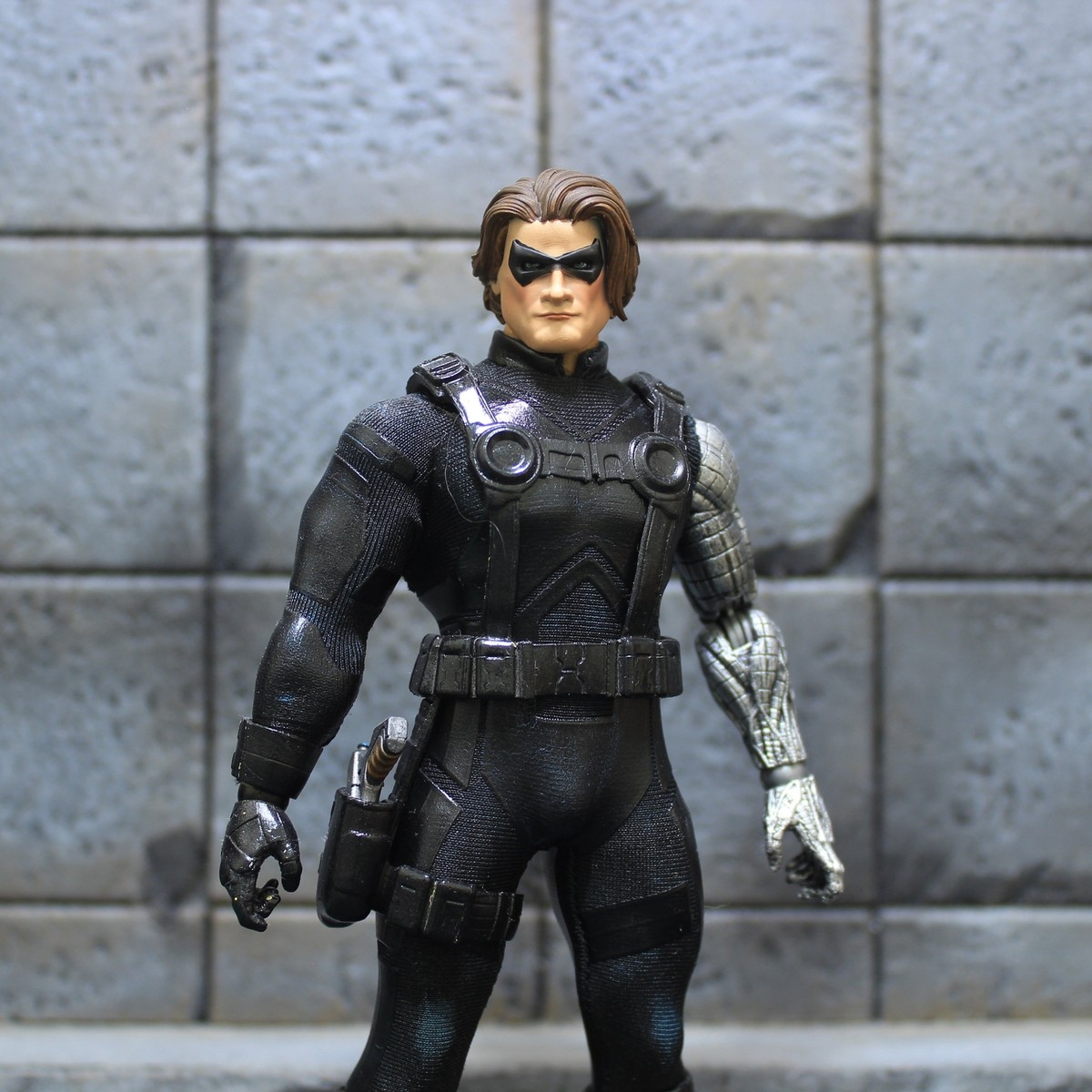 U.S Duty Free 1/12 Custom Head Sculpt Marvel Winter Soldier Bucky