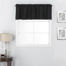Twilight 1 Piece 100 Blackout Insulated Rod Pocket Window Curtain Valance