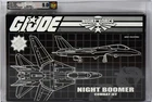 Hasbro G.I. Joe Night Force Night Boomer Combat Jet  AFA Graded 9.0