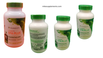 youngevity Ultimate EFA Plus - 90 soft gels (4 Pack) essential fatty acids EFA