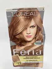 L  Or al F ria Multi Faceted Shimmering Colour Dark Iridescent Blonde 72 New 