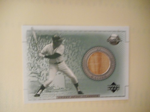 2002 Upper Deck Al Kaline Detroit Tigers Sweet Spot Classics Game Used Bat Relic - Picture 2 of 4