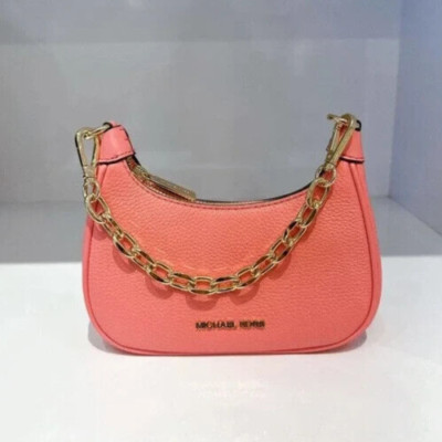 Michael Kors Cora Mini Zip Pouchette Pink Crossbody Bag 35RG4CC5L NWT $348 MSRP
