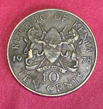 M88 – Münze 10 TEN SCHILLING 1978 KENYA  