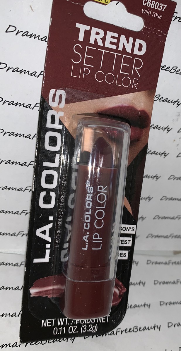 L.A. Colors Trend Setter Lip Color Lipstick C68037 *WILD ROSE