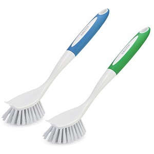 Dish Brush Kitchen Scrub Brushes With Scraper Tip ...