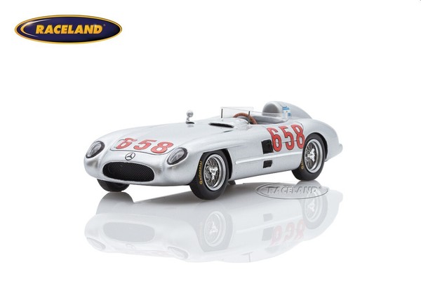 Mercedes-Benz 300 Slr Mille Miglia 1955 Juan Manuel Fangio, Spark 1:43, S5857-image