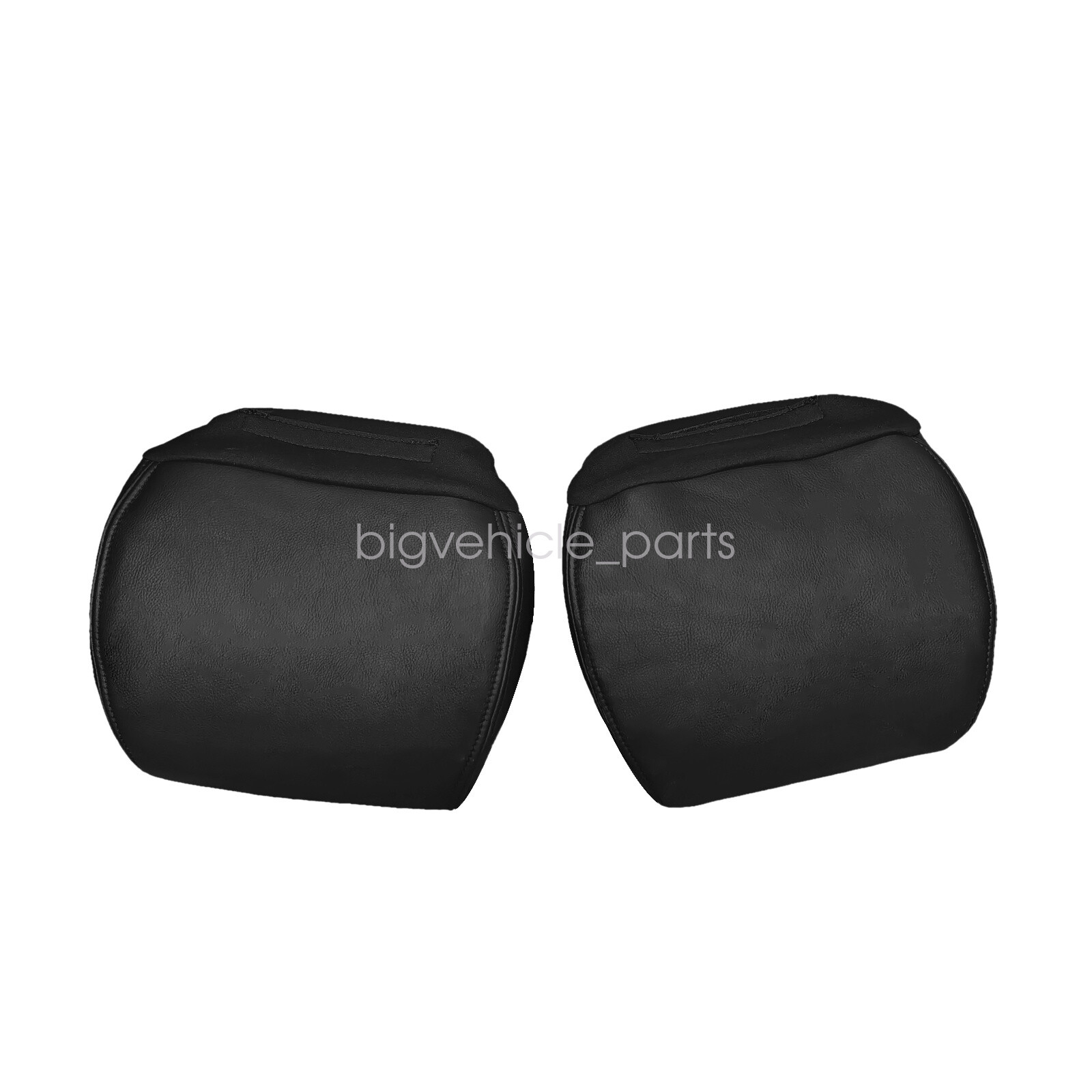 Both Leather Seat Cover & Headrest Cover Black For 10-14 Ford F-150 Raptor SVT