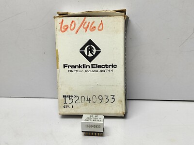 Franklin Electric 152040933 Einsatz Jetin Pumpe Typ 2000 60HP 460/380V A